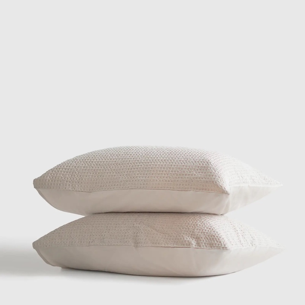 Quince Luxe Honeycomb Sham Set